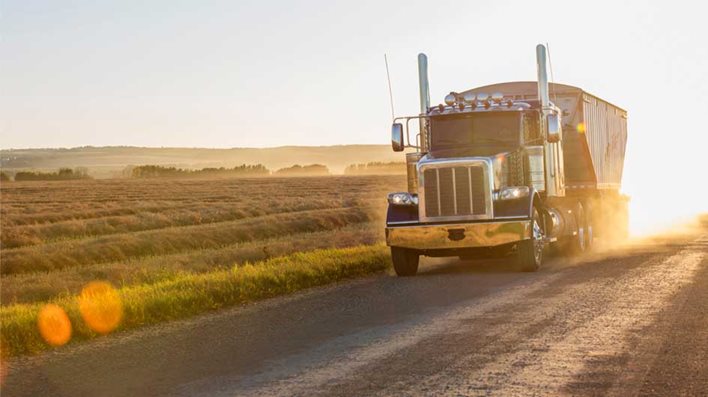 Sharing the road with farm equipment